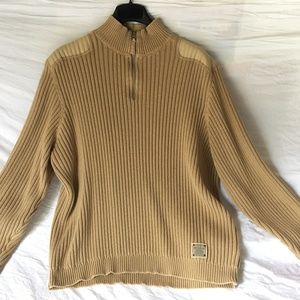 EDDIE BAUER TEFLON Coated Pilot Mechanics Sweater